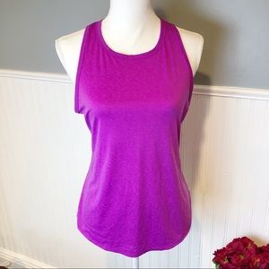 Athleta fushia racerback tank top